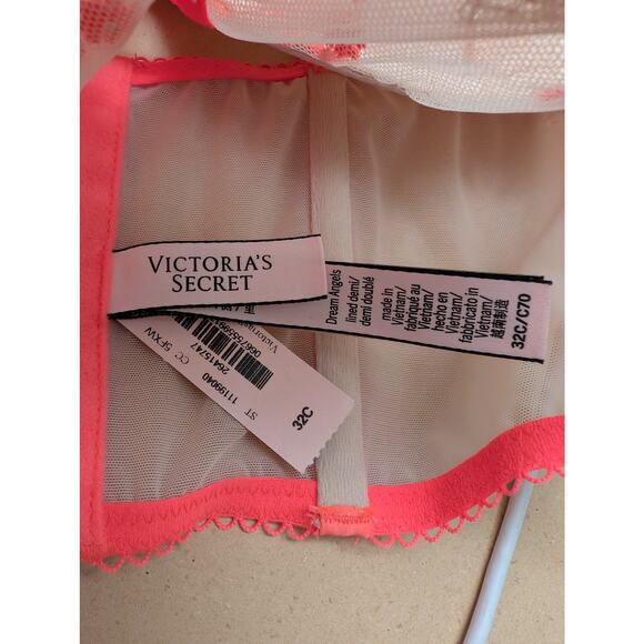 Victorias Secret Dream Angels Lightly-Lined Heart Embroidery Corset Top Lingerie - Picture 5 of 5
